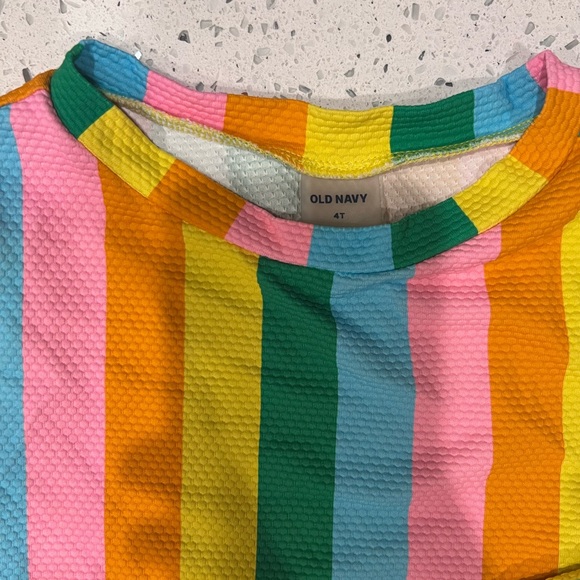 Old Navy Rainbow Two Piece Swimsuit - Picture 2 of 4